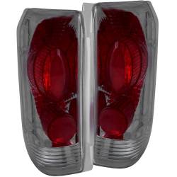 Tail Light Set Smoke Lens Pair Does Not Fit F-250 Light Duty Models Ford Bronco 1992-1996, Ford F-150/F-250/F-350 1989-1996, Ford F-250 HD 1997 ANZO USA