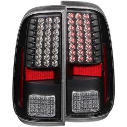 Tail Light Set LED Clear Lens Black Housing Pair Reconnect Power As It Was Previously. Ford F-250 Super Duty/F-350/F-450/F-550 Super Duty 2008-2016 ANZO USA