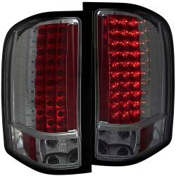 Tail Light Set LED Smoke Lens Pair Chevrolet Silverado 1500 2007-2013, 2500 HD/3500 HD 2007-2014, 3500 2007 ANZO USA
