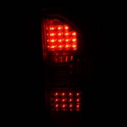 ANZO USA - Tail Light Set LED Red/Clear Lens Pair GMC Sierra 1500 2014-2015, 2500 HD 2014-2016 ANZO USA - Image 3