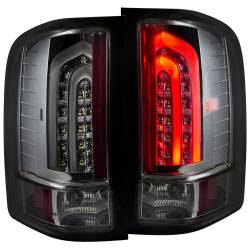 Tail Light Set LED Smoke Lens G2 Pair Chevrolet Silverado 1500 2007-2013, 2500 HD/3500 HD 2007-2014, 3500 2007 ANZO USA