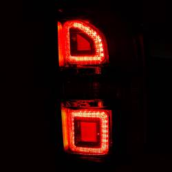 ANZO USA - Tail Light Set LED Clear Lens Chrome Housing G2 Pair GMC Sierra 1500/2500 HD 2014-2015 ANZO USA - Image 3