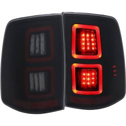 ANZO USA - Tail Light Set LED Smoke Lens Pair Dodge Ram 1500/2500/3500 2009-2010, Ram 1500/2500/3500 2011-2018, Ram 1500 2019-2023 ANZO USA - Image 1