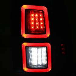 ANZO USA - Tail Light Set LED Smoke Lens Pair Dodge Ram 1500/2500/3500 2009-2010, Ram 1500/2500/3500 2011-2018, Ram 1500 2019-2023 ANZO USA - Image 5