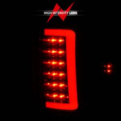 ANZO USA - Tail Light Set LED W/ Light Bar Style Black Housing Smoke Lens Pair GMC Sierra 1500/2500 HD/3500 HD 2007-2014, 1500 HD/3500 2007 ANZO USA - Image 6