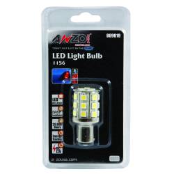Tail Light Bulb LED 1156 24 LEDS 2 Inch Tall White ANZO USA