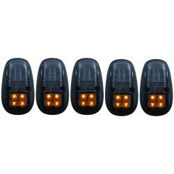 ANZO USA - Roof Marker Light Smoke Lens 5 Pc. LED Replacement For Factory Cab Lights Only Does Not Include Harness Dodge Ram 2500/3500 1999-2002 ANZO USA - Image 1