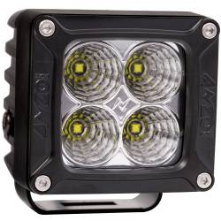 Rugged Vision Off Road LED Flood Light 3 Inch X 3 Inch High Power W/Harness 20W / 1500 Raw Lumen Output ANZO USA