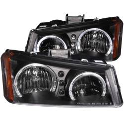 ANZO USA - ANZO USA Crystal Headlight Set w/Halo 111212 - Image 1