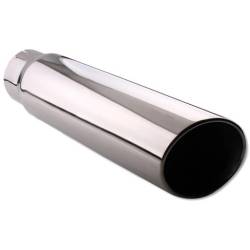 Diamond Eye Performance TIP; ROLLED ANGLE CUT; 5in. ID X 5in. OD X 12in. LONG; 304 STAINLESS 5512RA