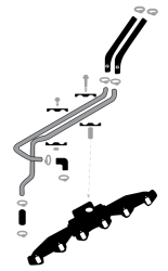 Fleece Performance - Replacement Heater Core Line Kit For 89-98 12 Valve Cummins Fleece Performance - Image 2