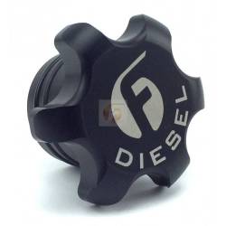 Fleece Performance - Black Anodized Billet Fuel Cap For 13-18 Cummins Fleece Performance - Image 1