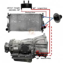 Fleece Performance - Allison Transmission Cooler Lines For 2006-2010 LBZ-LMM Fleece Performance - Image 2